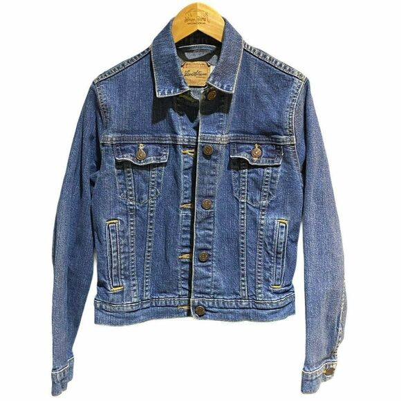 Levis Denim Jacket Youth‎ Girls Trucker Jacket Size XL - Picture 1 of 4